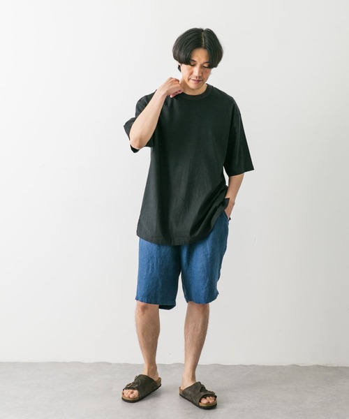 URBAN RESEARCH DOORS - アーバンリサーチドアーズ リネン カットソー URBAN RESEARCH DOORS（アーバンリサーチドアーズ）の
