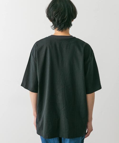 URBAN RESEARCH DOORS（アーバンリサーチドアーズ）の「ストレッチリネンTシャツ（Tシャツ/カットソー・メンズ・モカ/ミント/グレー系その他/ブラック・MEDIUM/LARGE/X-LARGE）」の10枚目の写真