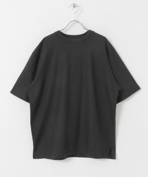 URBAN RESEARCH DOORS（アーバンリサーチドアーズ）の「ストレッチリネンTシャツ（Tシャツ/カットソー・メンズ・モカ/ミント/グレー系その他/ブラック・MEDIUM/LARGE/X-LARGE）」の11枚目の写真