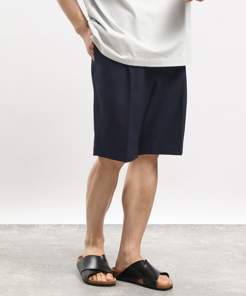 GLOBAL WORK Smile Seed Store（グローバルワーク スマイルシードストア）の「リネンライクショートパンツ/987305（その他パンツ・メンズ・ダークネイビー/ダークブラウン/ブラック・SMALL/MEDIUM/LARGE/X-LARGE）」の15枚目の写真