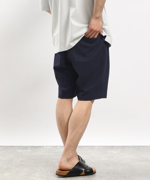 GLOBAL WORK Smile Seed Store（グローバルワーク スマイルシードストア）の「リネンライクショートパンツ/987305（その他パンツ・メンズ・ダークネイビー/ダークブラウン/ブラック・SMALL/MEDIUM/LARGE/X-LARGE）」の17枚目の写真