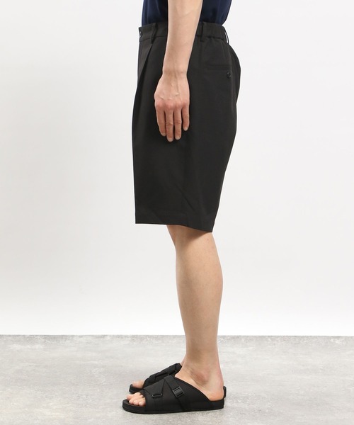 GLOBAL WORK Smile Seed Store（グローバルワーク スマイルシードストア）の「リネンライクショートパンツ/987305（その他パンツ・メンズ・ダークネイビー/ダークブラウン/ブラック・SMALL/MEDIUM/LARGE/X-LARGE）」の9枚目の写真