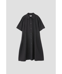 MARGARET HOWELL ブラック　７分丈　ワンピース サイズI MARGARET HOWELL（マーガレットハウエル）の「LIGHTWEIGHT LINEN