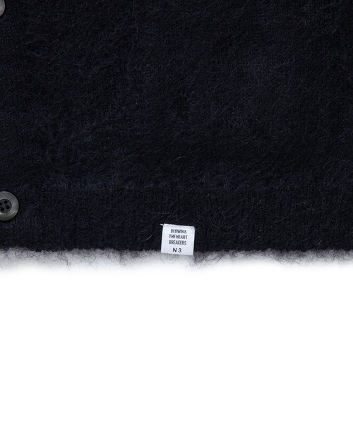 BEDWIN & THE HEARTBREAKERS(ベドウィン アンド ザ ハートブレイカーズ)の「L/S MOHAIR CARDIGAN "GODARD"(カーディガン/ボレロ・メンズ・ベージュ/ダークブラウン/ブラック・LARGE/X-LARGE/MEDIUM)」の10枚目の写真
