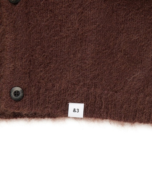 BEDWIN & THE HEARTBREAKERS(ベドウィン アンド ザ ハートブレイカーズ)の「L/S MOHAIR CARDIGAN "GODARD"(カーディガン/ボレロ・メンズ・ベージュ/ダークブラウン/ブラック・LARGE/X-LARGE/MEDIUM)」の11枚目の写真