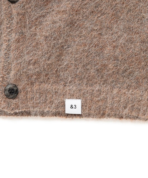 BEDWIN & THE HEARTBREAKERS(ベドウィン アンド ザ ハートブレイカーズ)の「L/S MOHAIR CARDIGAN "GODARD"(カーディガン/ボレロ・メンズ・ベージュ/ダークブラウン/ブラック・LARGE/X-LARGE/MEDIUM)」の12枚目の写真