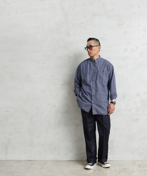 MILITARY（ミリタリー）の「実物 新品 デッドストック フランス軍 T/Rツイル ユーティリティ ツータック トラウザーズ（チノパンツ・メンズ・ネイビー・3/2/1/100）」の11枚目の写真