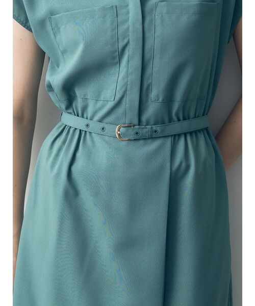 YECCA VECCA（イェッカヴェッカ）の「ポケットデザインワンピース（ワンピース・レディース・グレイッシュベージュ/グリーン/ネイビー・FREE）」の17枚目の写真