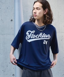 WEGO | WEGO/【24年春夏新作】アクセ付きラインリブメッシュプルオーバー(Tシャツ/カットソー)