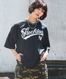 WEGO | WEGO/【24年春夏新作】アクセ付きラインリブメッシュプルオーバー(Tシャツ/カットソー)