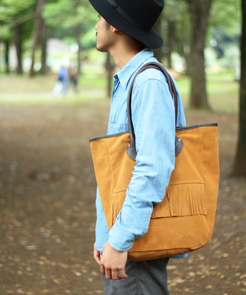 schott（ショット）の「Schott/ショット/SPILT FRINGE TOTE BAG