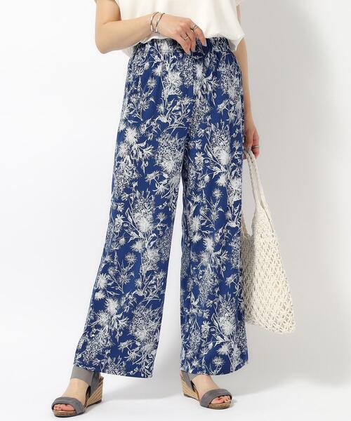 SHOO・LA・RUE（シューラルー）の「プリントイージーパンツ（その他パンツ・レディース・ブラック系/モスグリーン系/ブラック系6/ブルー系その他7・02/03/04）」の4枚目の写真