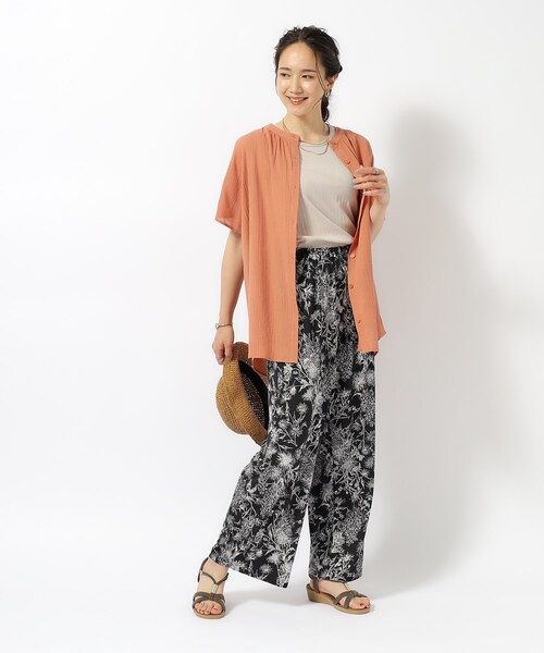 SHOO・LA・RUE（シューラルー）の「プリントイージーパンツ（その他パンツ・レディース・ブラック系/モスグリーン系/ブラック系6/ブルー系その他7・02/03/04）」の16枚目の写真