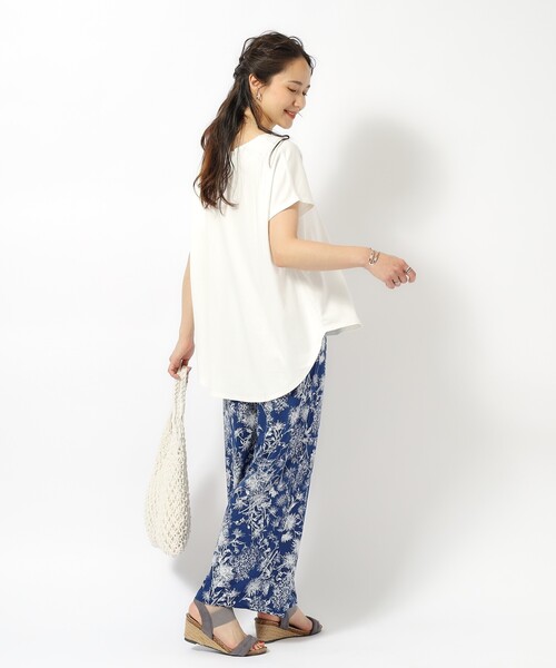 SHOO・LA・RUE（シューラルー）の「プリントイージーパンツ（その他パンツ・レディース・ブラック系/モスグリーン系/ブラック系6/ブルー系その他7・02/03/04）」の21枚目の写真