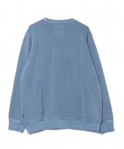G-STAR(ジースター)の「OVERDYED SWEATER/ヴィンテージライクオーバーダイワンポイントロゴスウェット(スウェット・メンズ・ダークブラック/レッド/ダークブルー/オリーブ・LARGE/MEDIUM/SMALL/X-LARGE/X-SMALL)」の17枚目の写真