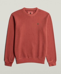 G-STAR | OVERDYED SWEATER/オーバーダイワンポイントロゴスウェット(スウェット)