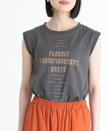 n'OrLABEL | 『ロゴフレンチスリーブTシャツ』(Tシャツ/カットソー)