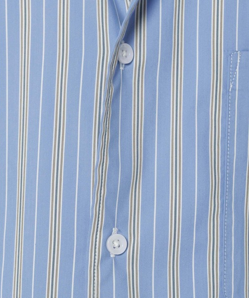 niko and...(ニコアンド)の「アソートシャツ ワイドレギュラーカラーシャツ(シャツ/ブラウス・メンズ・チャコール/イエロー/グリーン/オフホワイト/グレー/ブルー・MEDIUM/BIG(L))」の10枚目の写真