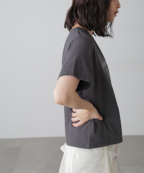 FREE'S MART（フリーズマート）の「◆シンプルロゴプリントTシャツ（Tシャツ/カットソー・レディース・ブラック/イエロー/ホワイト・FREE）」の6枚目の写真