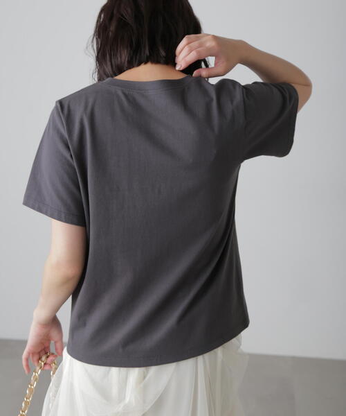 FREE'S MART（フリーズマート）の「◆シンプルロゴプリントTシャツ（Tシャツ/カットソー・レディース・ブラック/イエロー/ホワイト・FREE）」の7枚目の写真