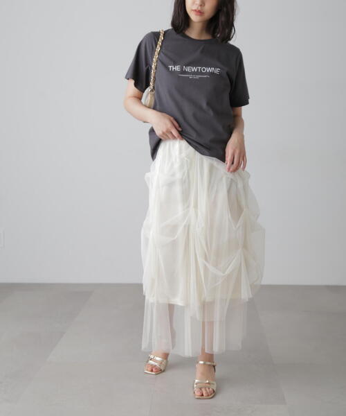 FREE'S MART（フリーズマート）の「◆シンプルロゴプリントTシャツ（Tシャツ/カットソー・レディース・ブラック/イエロー/ホワイト・FREE）」の8枚目の写真