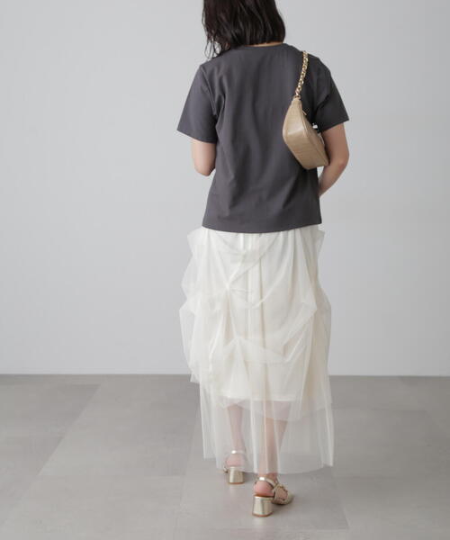 FREE'S MART（フリーズマート）の「◆シンプルロゴプリントTシャツ（Tシャツ/カットソー・レディース・ブラック/イエロー/ホワイト・FREE）」の11枚目の写真