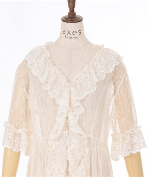 axes femme（アクシーズファム）の「フリルレースガウン