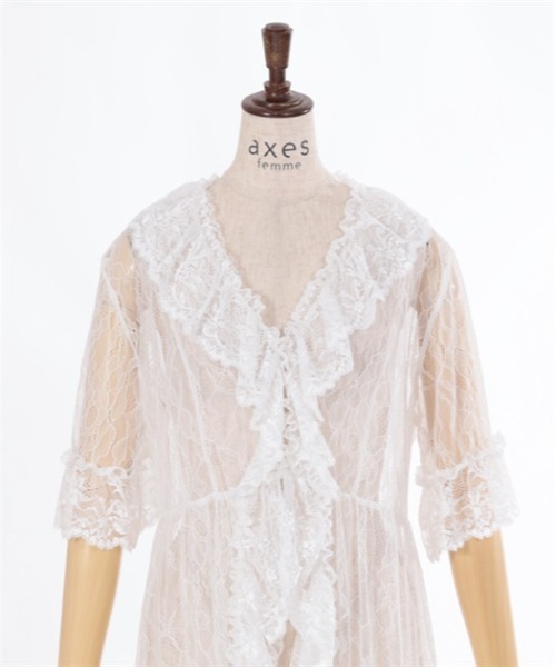axes femme（アクシーズファム）の「フリルレースガウン
