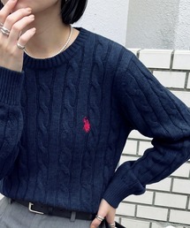 SETUP7（セットアップセブン）の「【U.S. POLO ASSN.】25AW新色追加　ロイヤルバルキーケーブルニット　メンズ、ウィメンズで着れるサイズ展開！（ニット/セーター）」
