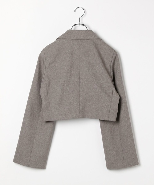 Heather（ヘザー）の「シャークスキンショートジャケット　117628（テーラードジャケット・レディース・ブラック/グレー/ブラウン・FREE）」の12枚目の写真