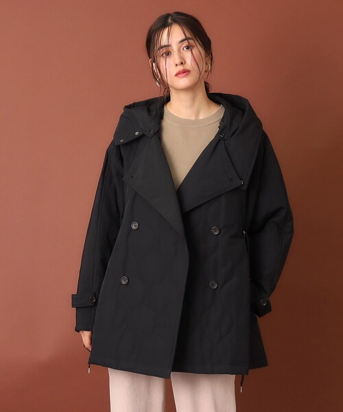 DRESSTERIOR(ドレステリア)の「◆VACHEMENT(ヴァシュモン)リサイクル60/40クロスキルティングコート(その他アウター・レディース・ブラック・00)」の2枚目の写真