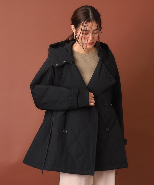DRESSTERIOR(ドレステリア)の「◆VACHEMENT(ヴァシュモン)リサイクル60/40クロスキルティングコート(その他アウター・レディース・ブラック・00)」の3枚目の写真