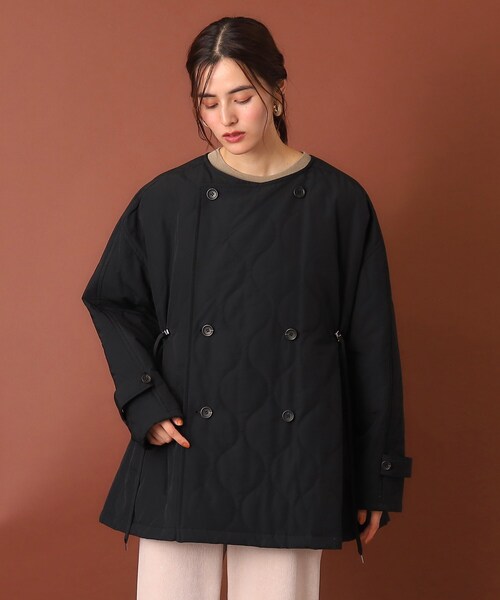 DRESSTERIOR(ドレステリア)の「◆VACHEMENT(ヴァシュモン)リサイクル60/40クロスキルティングコート(その他アウター・レディース・ブラック・00)」の6枚目の写真