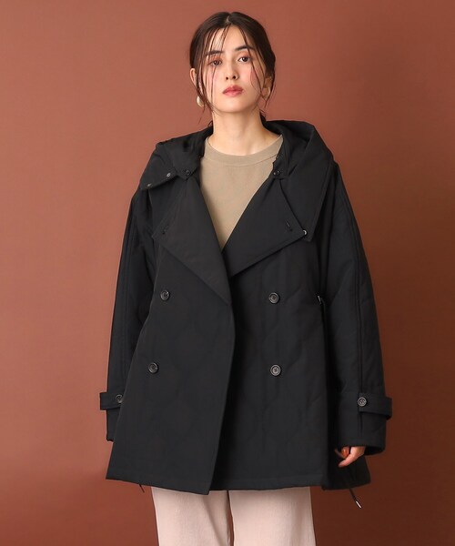 DRESSTERIOR(ドレステリア)の「◆VACHEMENT(ヴァシュモン)リサイクル60/40クロスキルティングコート(その他アウター・レディース・ブラック・00)」の12枚目の写真