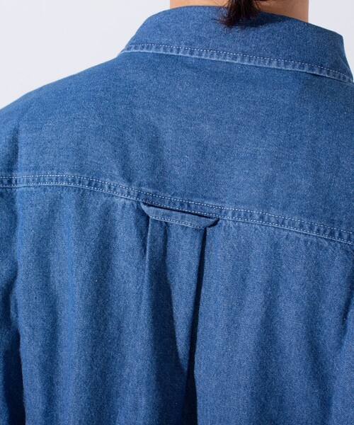 GEVACO(ゲバコ)の「【GEVACO/ゲバコ】デニムショールカラーワークシャツ カバーオール(シャツ/ブラウス・メンズ・インディゴブルー/ブルー・S/M/L)」の17枚目の写真