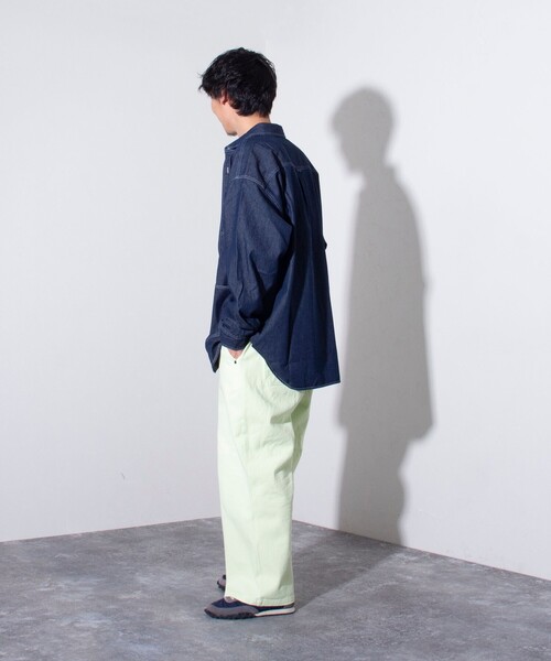 GEVACO(ゲバコ)の「【GEVACO/ゲバコ】デニムショールカラーワークシャツ カバーオール(シャツ/ブラウス・メンズ・インディゴブルー/ブルー・S/M/L)」の21枚目の写真