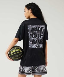 SPALDING | 【SPALDING/スポルディング】Tシャツ ジオメトリック メイドフォーザゲーム/UVカット吸水速乾バックプリント半袖Tシャツ(Tシャツ/カットソー)