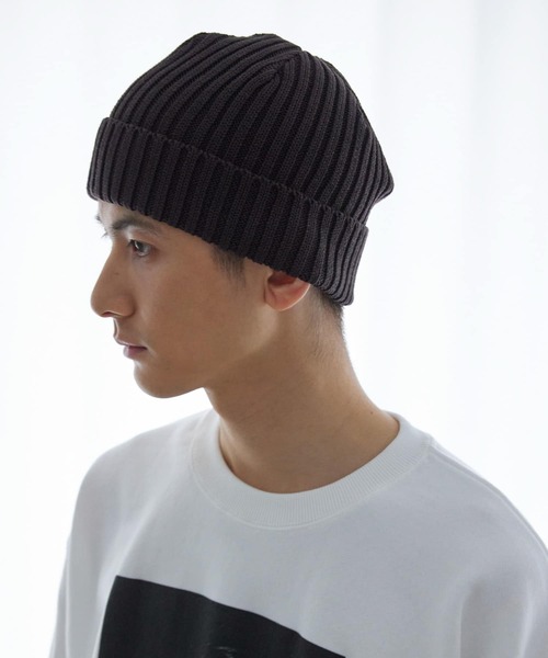 URBAN RESEARCH（アーバンリサーチ）の「LILYニットキャップ（ニットキャップ/ビーニー・メンズ・ダークブラウン/アイボリー/カーキ/ブラック/イエロー/オレンジ/パープル/ネイビー・FREE）」の11枚目の写真