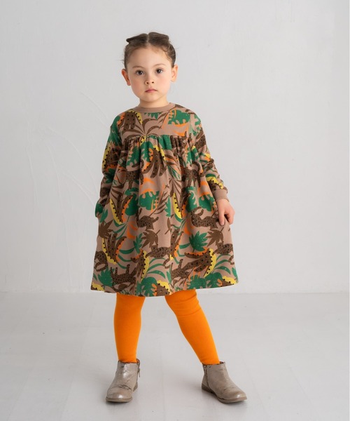 【セール】ふわふわ裏毛サファリワンピース（ワンピース）｜maarook（マルーク）