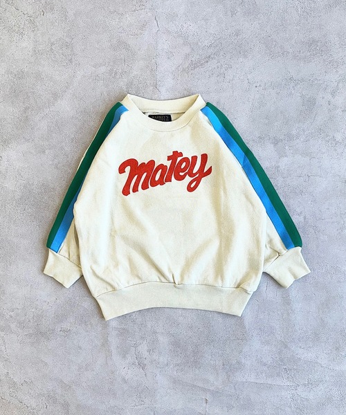 BIG FIELD(ビッグフィールド)の「カラーテープスウェット(スウェット・キッズ・ライトピンク/オフホワイト/ブルー/グレー・80/90/95/100/110/120/130/140/150)」の22枚目の写真