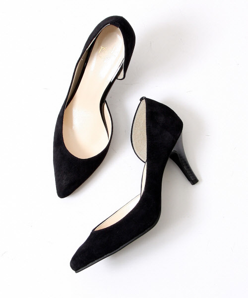 PICHE ABAHOUSE（ピシェ アバハウス）の「【WEB限定】8.0ポインテッドパンプス（パンプス・レディース・ブラック/ブラウン/ネイビー・37/36/38/35/39）」の2枚目の写真