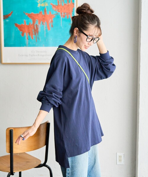 24ans SCULTURE フットボール ロングTシャツ