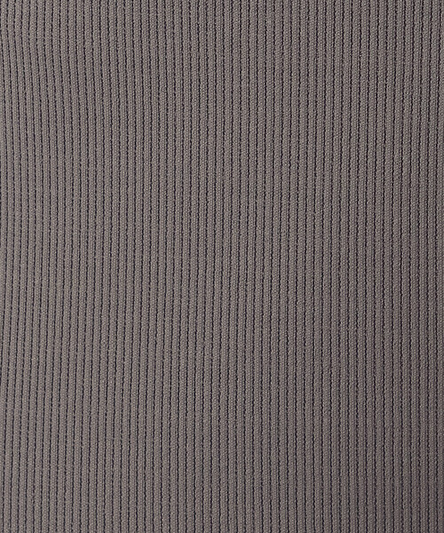 COMME CA ISM(コムサイズム)の「ジャカード ストレッチ セミフレアパンツ(その他パンツ・レディース・ブラック/グレー・MEDIUM/LARGE)」の9枚目の写真