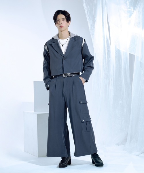 Wポケットワイドパンツ/SETUP対応（その他パンツ）｜Ellno Loset