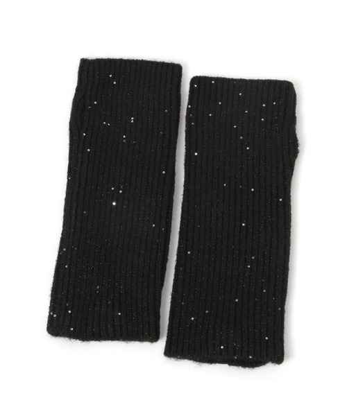 niko and...(ニコアンド)の「オリジナルリボン付きア-ムウォーマー(アームカバー・レディース・ブラック/グレー・FREE)」の3枚目の写真