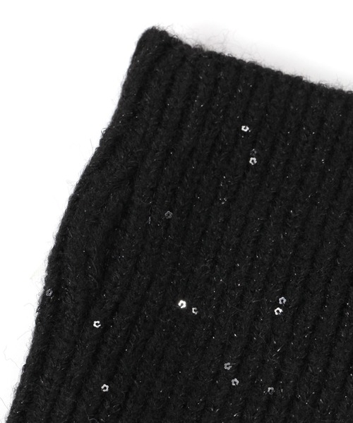 niko and...(ニコアンド)の「オリジナルリボン付きア-ムウォーマー(アームカバー・レディース・ブラック/グレー・FREE)」の6枚目の写真