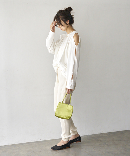 BASERANGE（ベースレンジ）の「BASERANGE/ベースレンジ SWEAT パンツ（スウェットパンツ・レディース・ホワイト・FREE）」の21枚目の写真