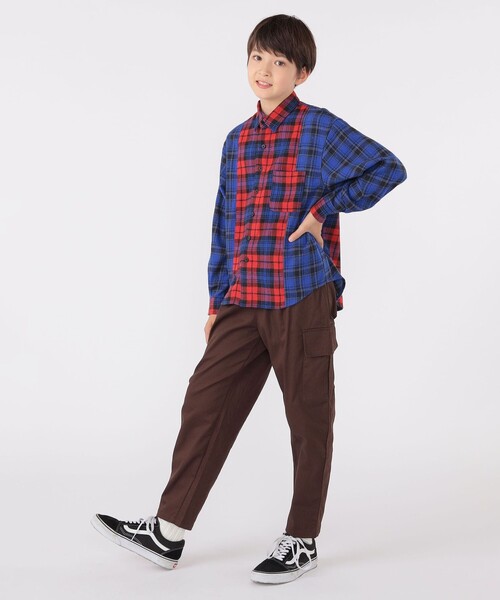 SHIPS（シップス）の「SHIPS KIDS:140～160cm / チェック パターン シャツ（シャツ/ブラウス・キッズ・レッド系その他/イエロー系その他・140/150/160）」の6枚目の写真