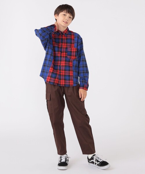 SHIPS（シップス）の「SHIPS KIDS:140～160cm / チェック パターン シャツ（シャツ/ブラウス・キッズ・レッド系その他/イエロー系その他・140/150/160）」の7枚目の写真