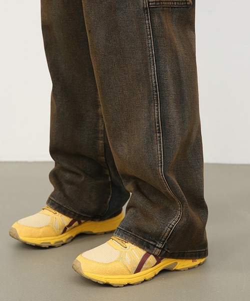 みー/ 【新品】 RNA ⿻ デニム ワークパンツ ルーズ 春 カジュアル セール】rinka.ルーズデニム made in INTERFACTORY（デニム